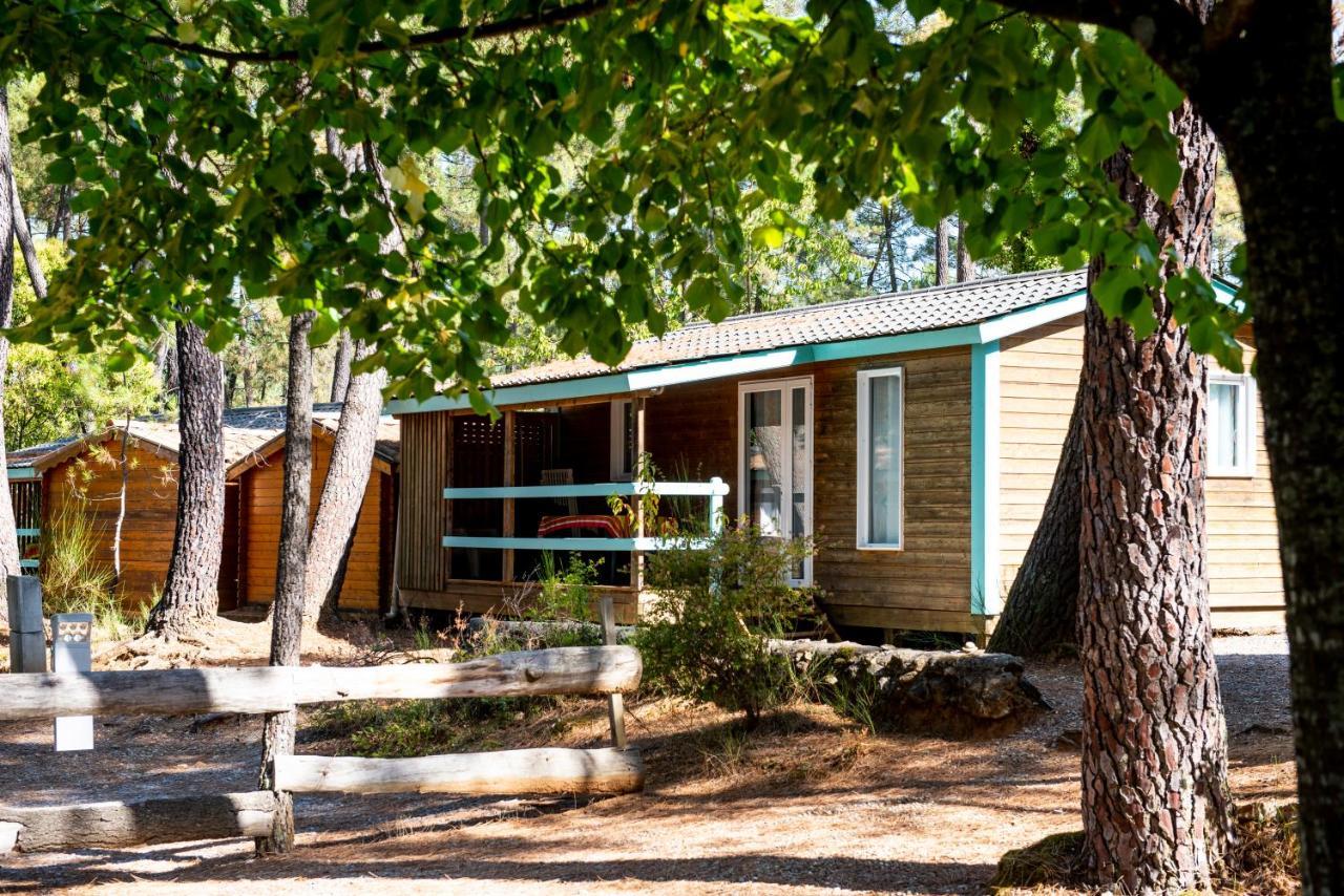 Village de Chalets Camping Bois Simonet Joyeuse Extérieur photo