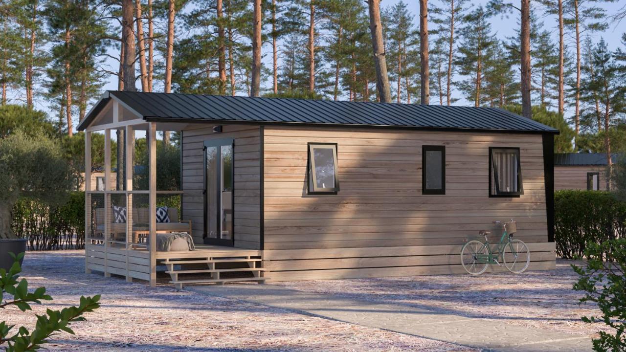 Village de Chalets Camping Bois Simonet Joyeuse Extérieur photo