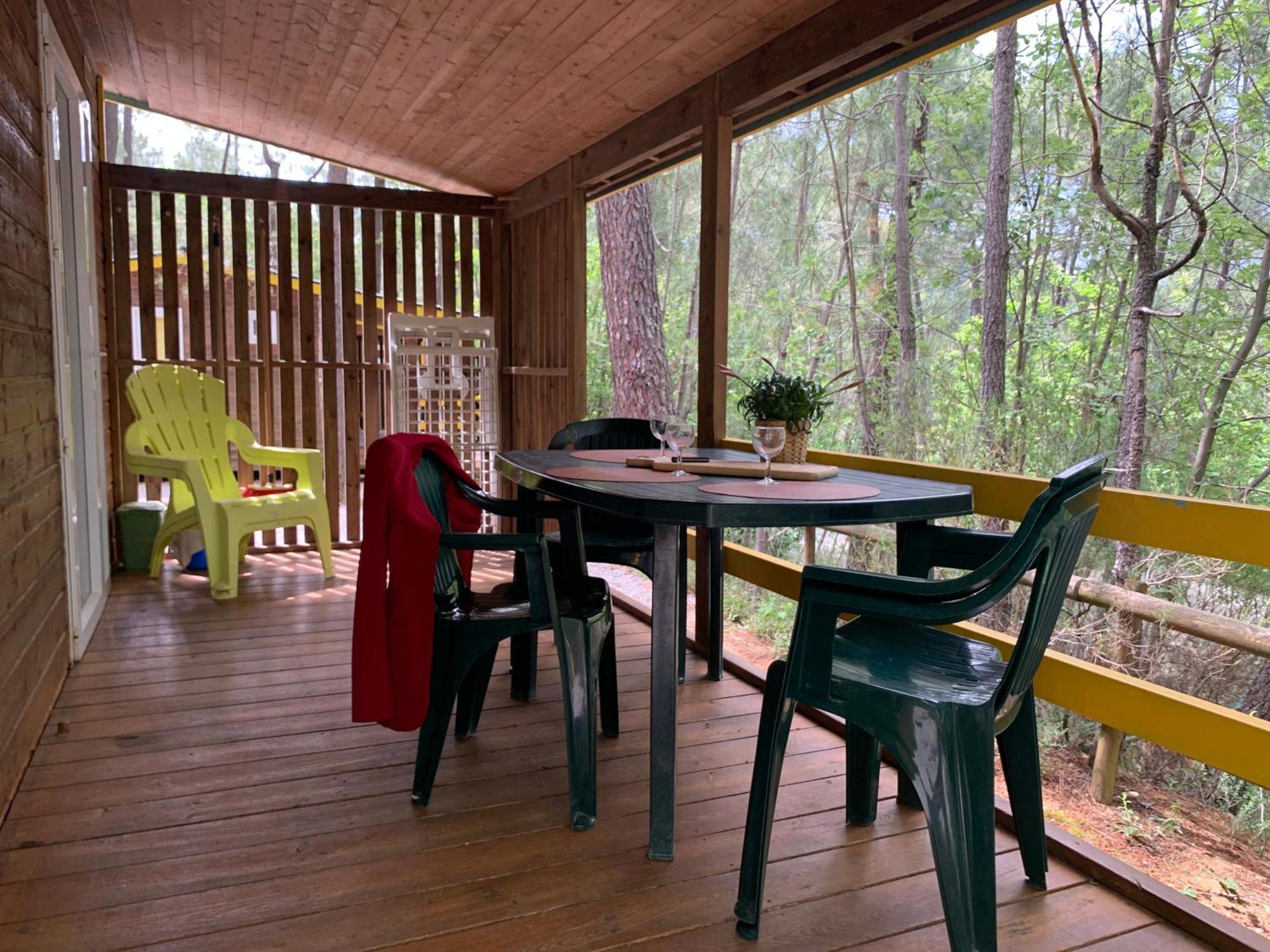 Village de Chalets Camping Bois Simonet Joyeuse Chambre photo